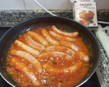Foto del paso 4 de la receta: Longaniza de pollo con vino y pisto Exprés