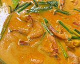Foto langkah ke 6 dari resep Udang gulai kacang panjang sedap.