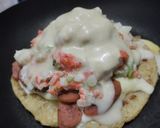 Foto del paso 7 de la receta: Arepa🫓rellena de queso🧀salchicha🌭y ensalada🍅🧅🥕