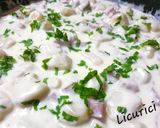 Pas rețetă Gnocchi de conopidă în sos cremos 5 fotografie