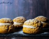 Ropogós képviselő fánk narancsos-vaníliás krémmel, csokihabbal recept fázis 15 fotója