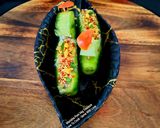 A picture of step 3 of Cucumber, Paneer & Sprouts Salad Boats – Summer Special Cold Protein Salad.