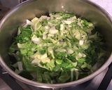 Une image de l'étape 2 de Flan de côtes de chou fleur à la mozzarella di buffala et chapelure épicée.