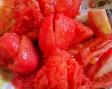 A picture of step 3 of Peshawari karahi.