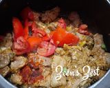 A picture of step 4 of Balti Gosht.
