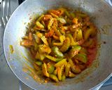 A picture of step 2 of Kantola Sabzi (Spiny Gourd).