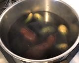 Une image de l'étape 11 de Salade marinée de pommes de terre, patates douces violettes, harengs, tomates et poivron.