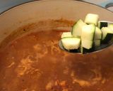A picture of step 9 of Vegetable, Meat, and Orzo Soup with Zucchini and Country Sausage.