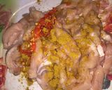 A picture of step 2 of Chicken Roll.