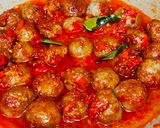 Foto langkah ke 4 dari resep Balado Bola-Bola Daging.