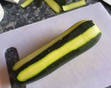 Une image de l'étape 1 de Risotto petit poids courgette.