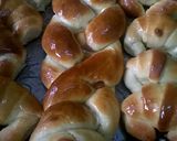 Foto del paso 7 de la receta: Trenza rellena de dulce de leche y chocolate