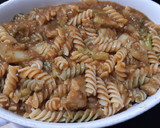 Foto del paso 6 de la receta: Espirales con salsa de carrilleras y alcachofas