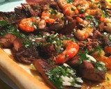 Foto del paso 10 de la receta: Coca con Rovellons, Alcachofas y Gambas
