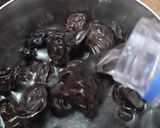 A picture of step 1 of Imli aloo bukhara sharbat Tamarind and plum drink.