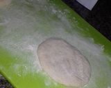 A picture of step 2 of Naan bread.