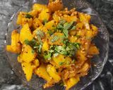 आलू के चिप्स की ड्राई सब्जी (aloo ke chips ki dry sabzi recipe in Hindi) रेसिपी चरण 4 फोटो