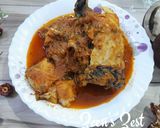 A picture of step 7 of Nellore Chepala Pulusu/Fish in Tamarind Gravy.