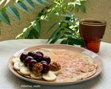 عکس مرحله 3 از دستور پنکیک گردویی بدون بیکینگ پودر