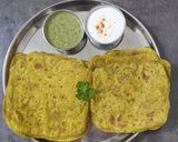 A picture of step 7 of Potato Paratha (No stuffing).