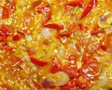 Tarhonyás lecsó (vegán) recept fázis 3 fotója