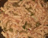 A picture of step 7 of Veggies pasta.