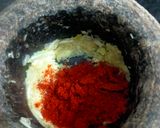 A picture of step 1 of Lasaniya Bateta.