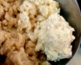 A picture of step 3 of Kheer'r Patishapta pithe (a traditional Bengali sweet delicacy).