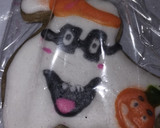 Foto del paso 8 de la receta: Galletitas de Halloween!! De masa de jengibre y decoración de glasé!!