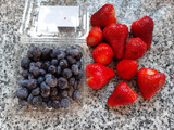 Smoothie de arándanos y frutilla 🇺🇾