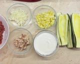 Darálthússal (marha) töltött cukkini recept fázis 1 fotója