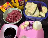 Foto langkah ke 1 dari resep Terong daging kecap.