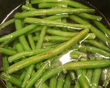 A picture of step 2 of Lemony Green beans.