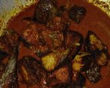 Foto langkah ke 4 dari resep Nasi Kuning Ikan Tongkol masak habang.