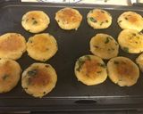 A picture of step 7 of Ragda patties.
