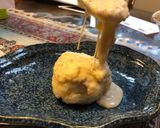 A picture of step 4 of 🇬🇧🇯🇵Japanese Rice Ball with Maureen’s cheese dip blanket.