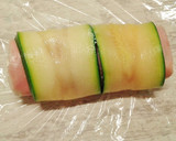Foto del paso 3 de la receta: Pincho de calabacín, york y queso