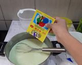Foto langkah ke 3 dari resep 19. Puding daun pandan.