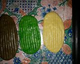 Foto langkah ke 7 dari resep Kue Tambang Coklat Pandan / Kue Colok / Kue Plintir.