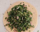 A picture of step 4 of Methi paratha.