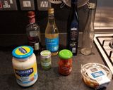 A picture of step 1 of Homemade Salad Dressing.