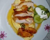 Szuprém csirkemell robuchon burgonyapüré, uborka salátával recept fázis 6 fotója
