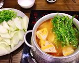 Hình bước làm 2 của món Lẩu dấm mẻ miền Bắc