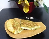 Foto del paso 3 de la receta: Tortilla de brócoli rellena de queso
