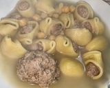 Foto del paso 6 de la receta: Sopa de Galets Tradicional de Navidad con Pelota de Carne 🎄