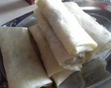 Foto langkah ke 5 dari resep Kulit Popiah/Lumpia Pake Kuas, Crispyyyy😋😋😋.
