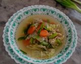 Foto langkah ke 4 dari resep Sop Kilat Sayur Telur.