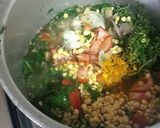 A picture of step 10 of Saibhaji..(Sindhi Style) Palak ki Sabji.