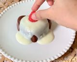 Foto langkah ke 4 dari resep Pudding thai milk tea siram vla vanilla.