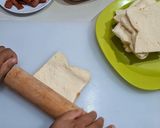 Foto langkah ke 3 dari resep Kebab Roti Tawar Simple.